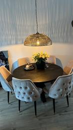 BEIGE ZWART GOUD EETKAMERSTOELEN DUMPPRIJS 99€, Ophalen of Verzenden, Nieuw
