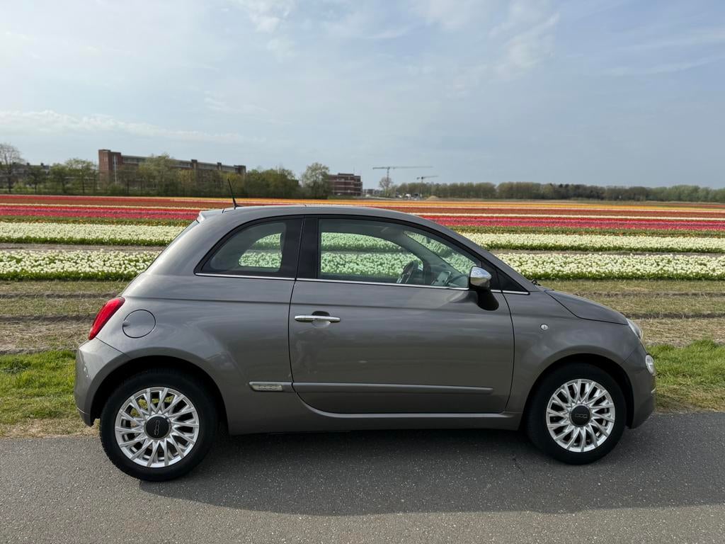 Fiat 500 1.2 2016 Grijs, Auto's, Voorwielaandrijving, Stof, 4 cilinders, 840 kg