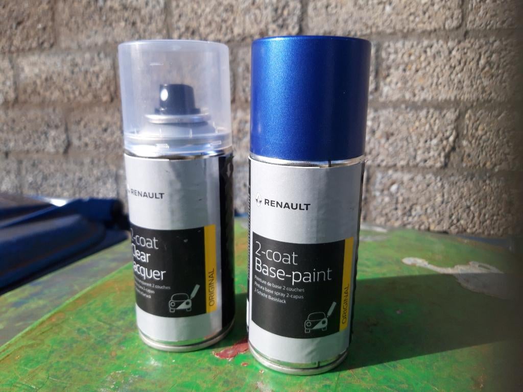 Spuitbus gordini rs renault blauw, Doe-het-zelf en Verbouw, Verf, Beits en Lak, Blauw, Nieuw, Ophalen of Verzenden, Lak