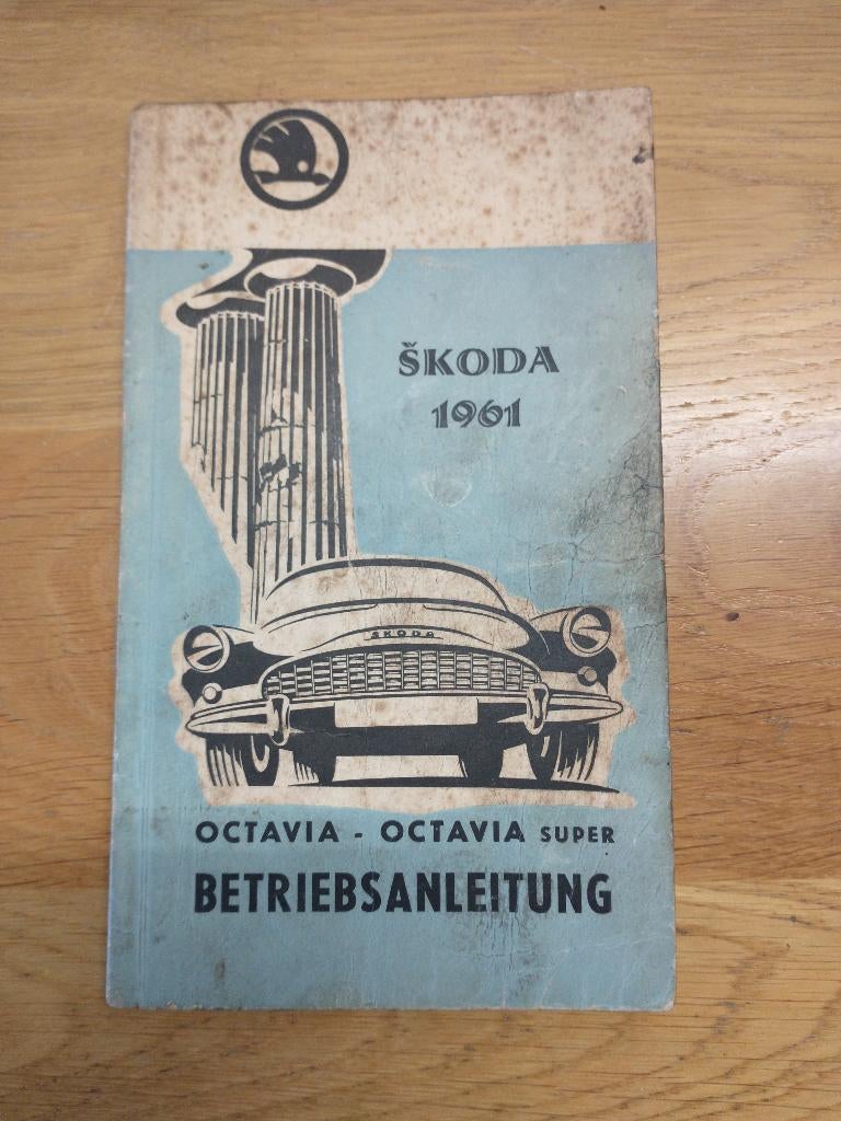instructie Skoda 1961 Octavia, Auto diversen, Handleidingen en Instructieboekjes, Ophalen of Verzenden