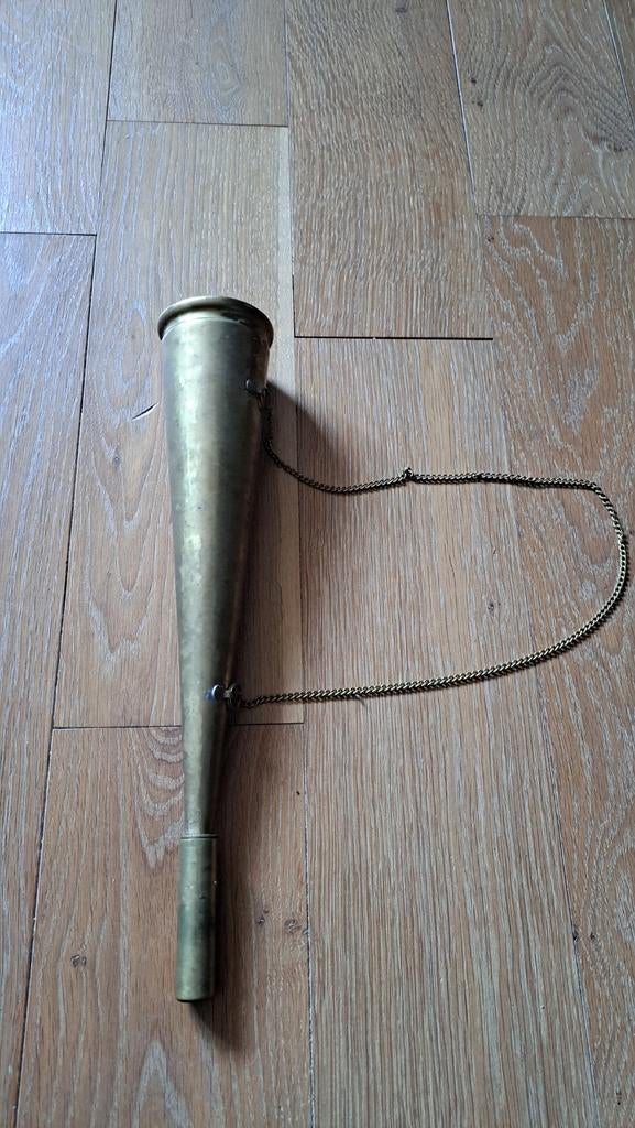 Mooie koperen scheepstoeter, Ophalen of Verzenden