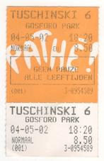 biscoopkaartje Gosford Park 2002 (TK 17), Ophalen of Verzenden