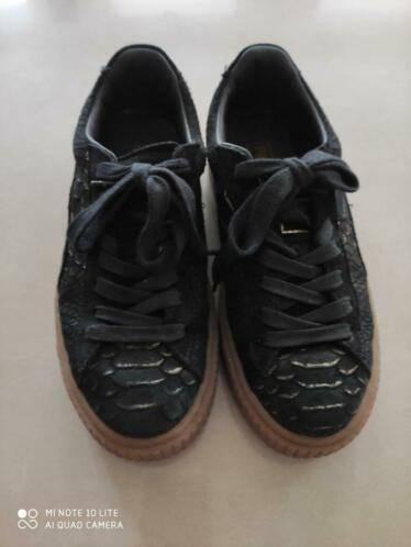 Zwarte Puma sneakers met glitters Maat 38 Merk Puma, Puma, Zwart, Ophalen of Verzenden, Sneakers of Gympen