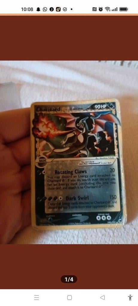 Charizard goldstar, Ophalen of Verzenden