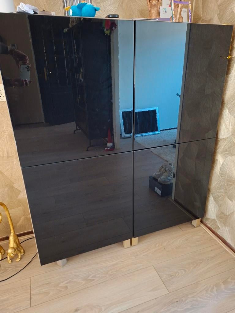 Ikea kast hooglglans, Ophalen of Verzenden, 25 tot 50 cm, Minder dan 150 cm, Minder dan 100 cm