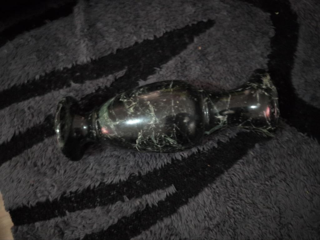 Groene marmeren vaas, Ophalen of Verzenden