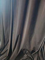 Velvet gordijn 255 hoog P32, Huis en Inrichting, Stoffering | Gordijnen en Lamellen, Jansoninterieurstoffen@gmail.com, Bruin, Jansoninterieurstoffen