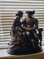 Bronzen Beeld: Engels Gezin met Hond (U&C 2010), Ophalen of Verzenden