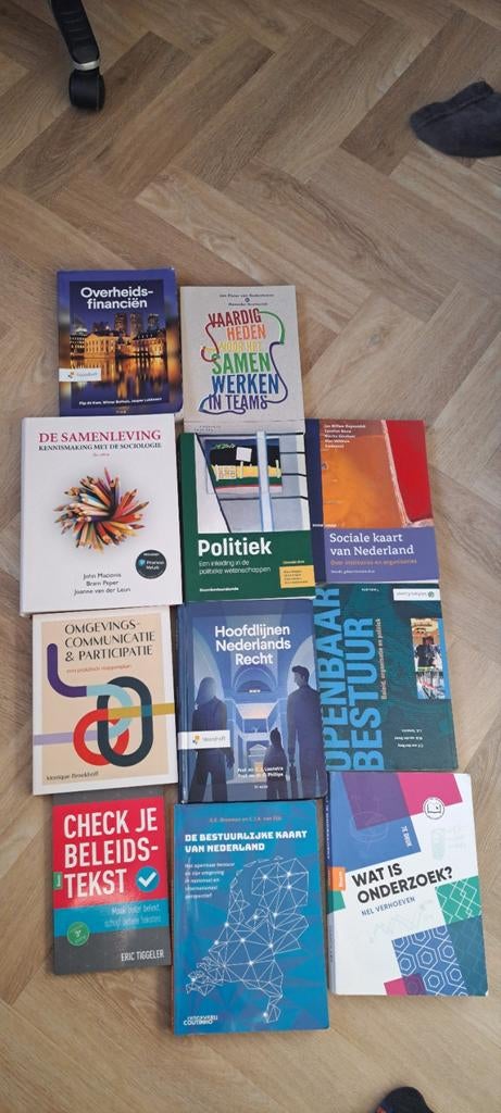 Schoolboeken Bestuurskunde HBO Jaar 1 - Complete Set, Boeken, Schoolboeken, Ophalen of Verzenden