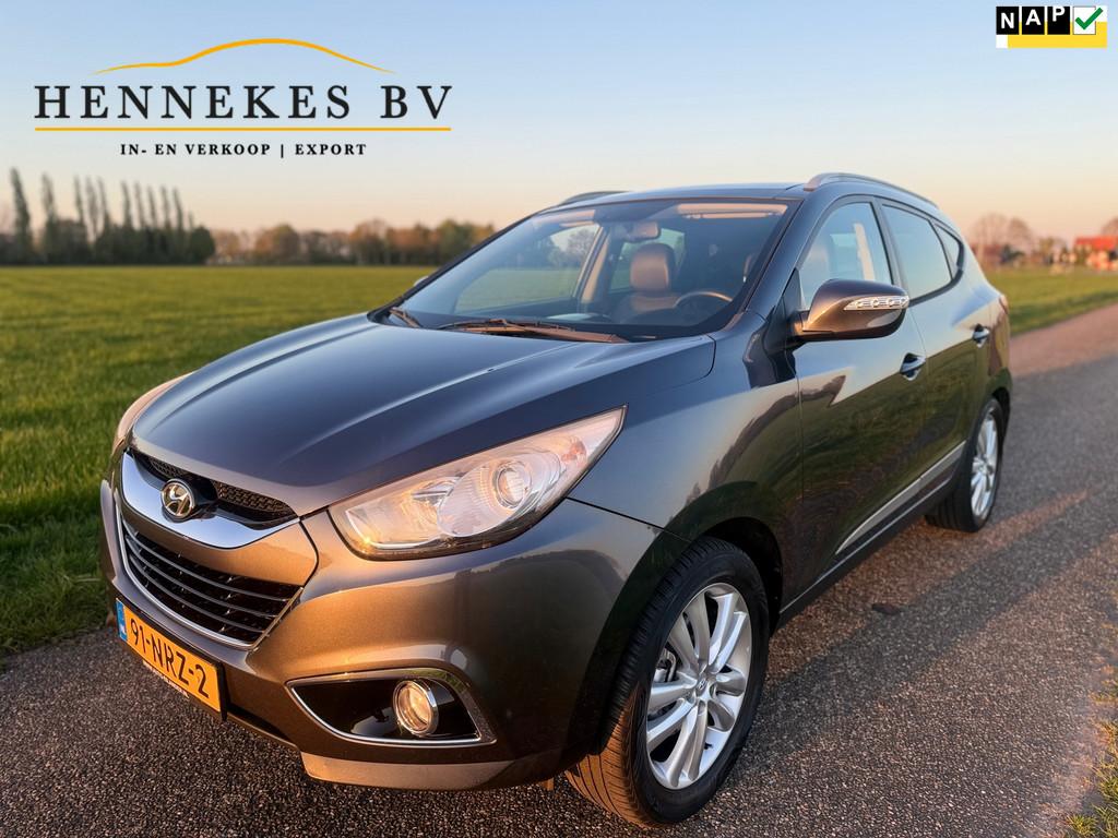 Hyundai Ix35 2.0i i-Catcher leder Pano Navi, Gebruikt, Zwart, 4 cilinders, 163 pk