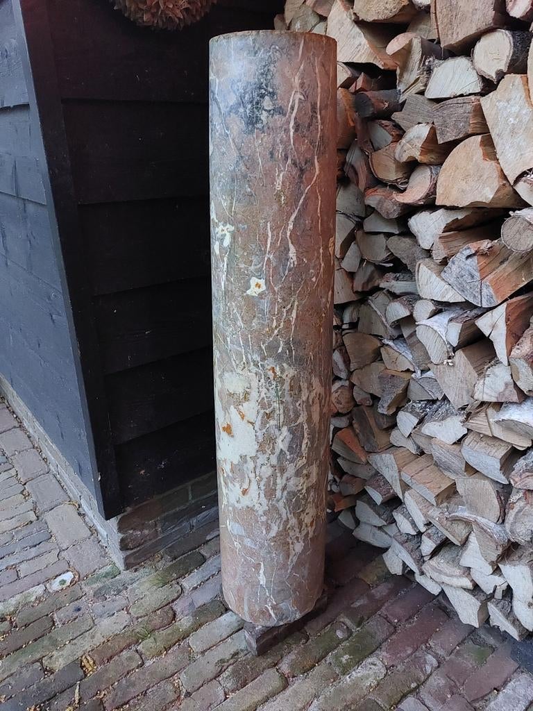 Sokkel pilaar ornament marmer natuursteen steen, Tuin en Terras, Ophalen, Steen, Overige typen
