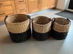 Rieten manden, Ophalen, Zo goed als nieuw, Rond, Riet