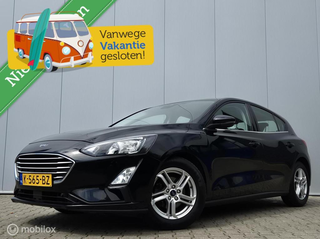 FORD FOCUS 1.0 ECOBOOST HYBRID/LED/CAMERA/PDC/CARPLAY/NAVI/1, Auto's, 125 pk, Gebruikt, Euro 6, Zwart