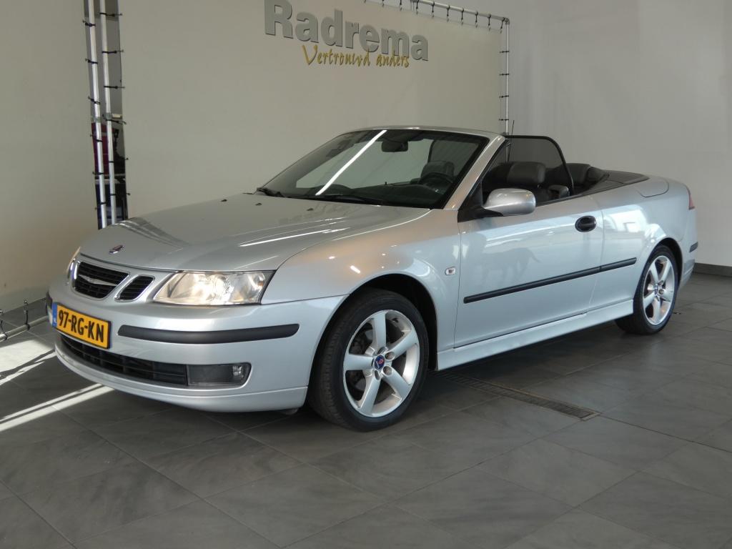 Saab 9-3 Cabrio 2.0t Cabrio Vector Mooie Auto ! (bj 2005), Auto's, Saab, 1998 cc, Gebruikt, Zwart, 4 cilinders