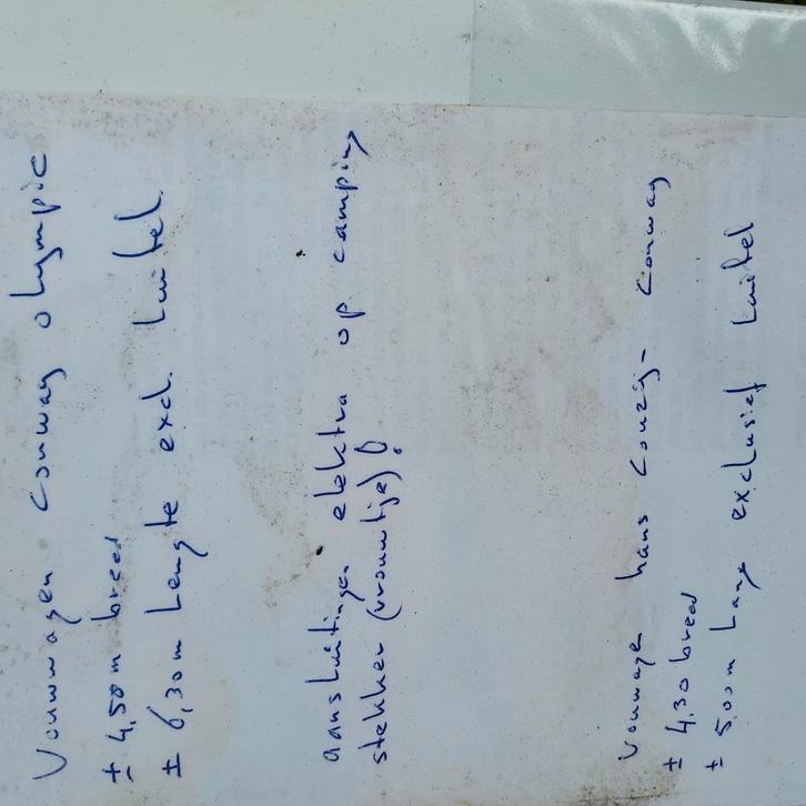 Vouwwagen Conway Olympia, Caravans en Kamperen, Vouwwagens, tot en met 6, Ophalen