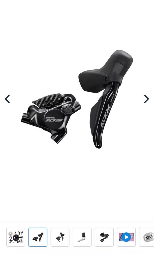 Nieuwe Shimano 105 R7170 Di2 Disc Groepset, Fietsen en Brommers, Fietsonderdelen, Ophalen of Verzenden, Nieuw, Derailleur of Ketting