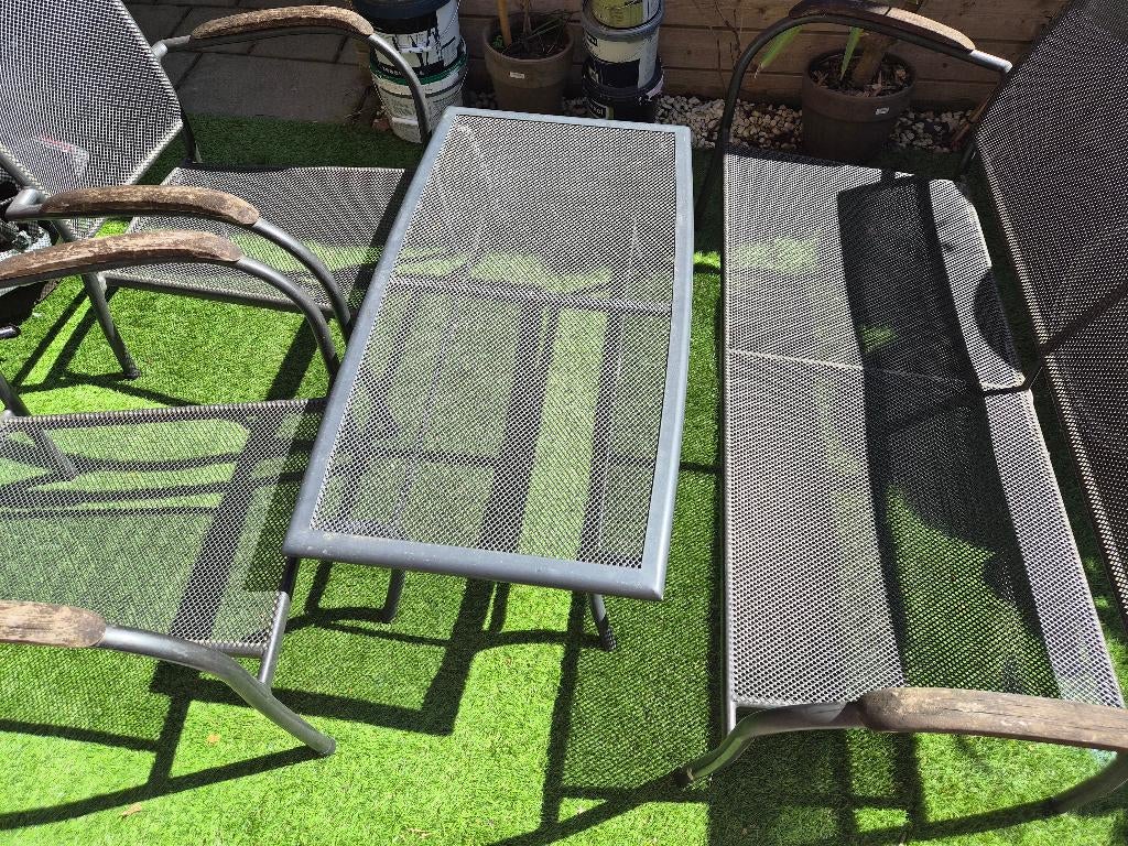 Tuin meubelset van jysk, Ophalen, 5 zitplaatsen, Gebruikt, Bank