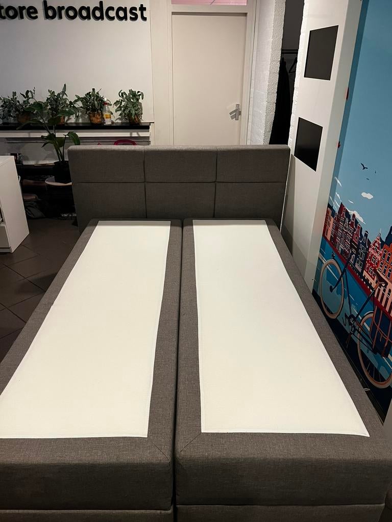 opbergbed met hoofdboord en matras!, Ophalen, Zo goed als nieuw, Tweepersoons, 210 cm