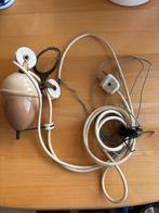 Antieke porseleinen lampen katrol met snoer, Ophalen of Verzenden