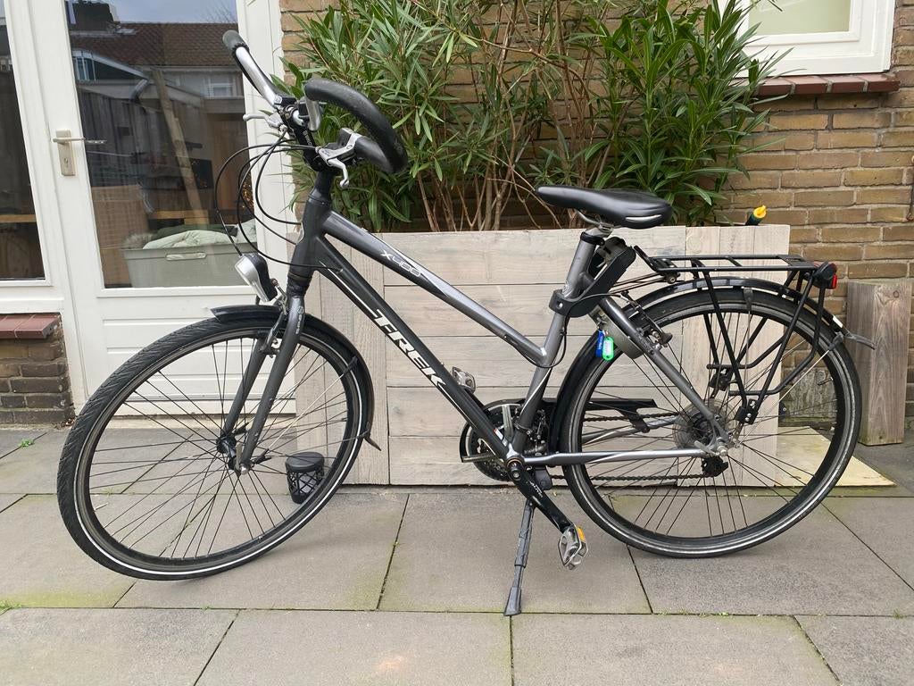 Trek X400 Aluminium lichtgewicht tourfiets, Gebruikt, Versnellingen, 50 tot 53 cm, Trommelrem