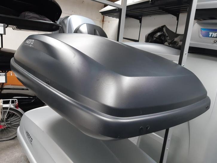 Hapro dakkoffer Rider 4.4 geschikt voor Thule WingBar, Auto diversen, Dakkoffers, Nieuw, Ophalen