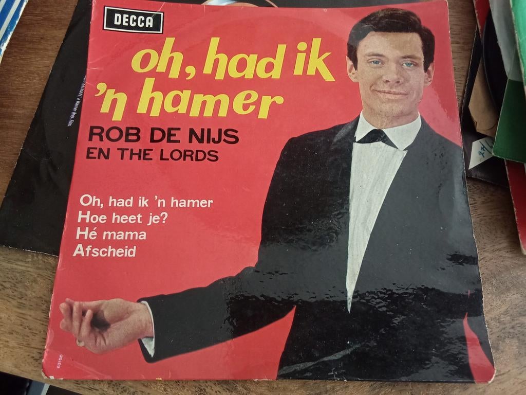 ROB DE NIJS EP OH HAD IK 'N HAMER, Cd's en Dvd's, Ophalen of Verzenden, Zo goed als nieuw, Overige formaten, Levenslied of Smartlap