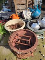 Oud emaille en zinken spullen, oliestellen, Ophalen of Verzenden