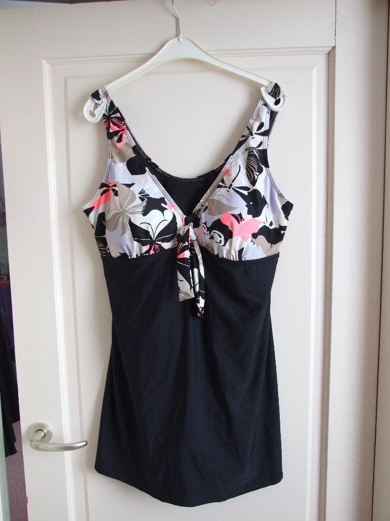 Badpak met vast jurkje eroverheen nieuw maat 50, Bonprix Collection, Zwart, Nieuw, Badpak