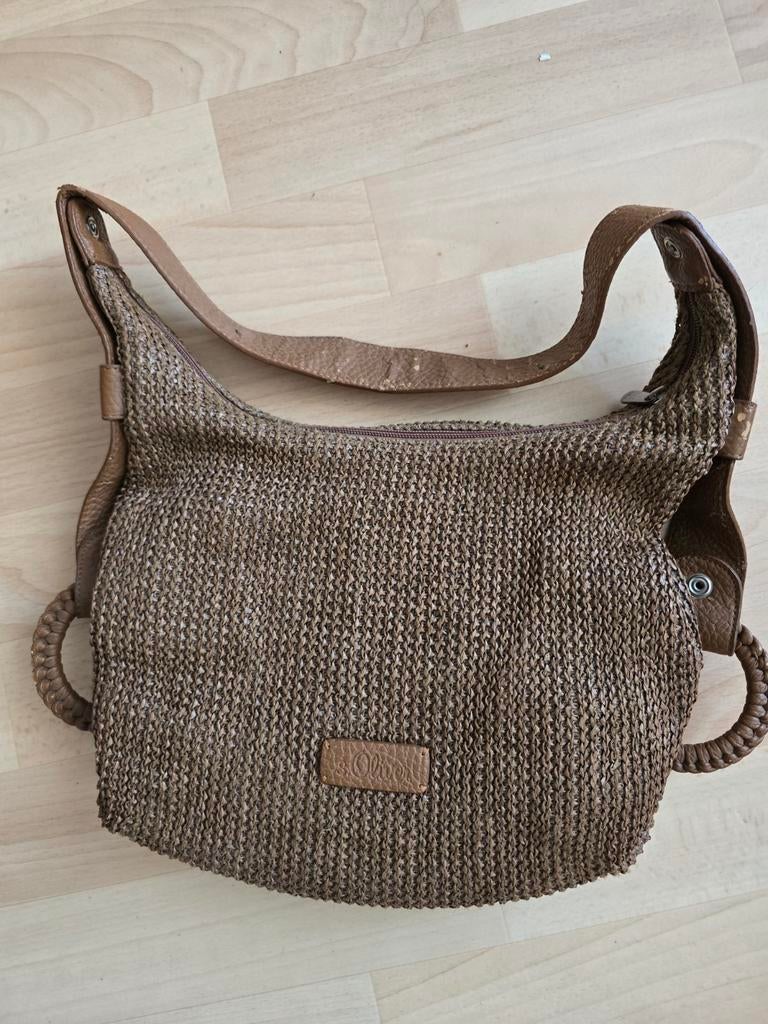 Dames ta, Ophalen of Verzenden, Gebruikt, Bruin, Schoudertasje