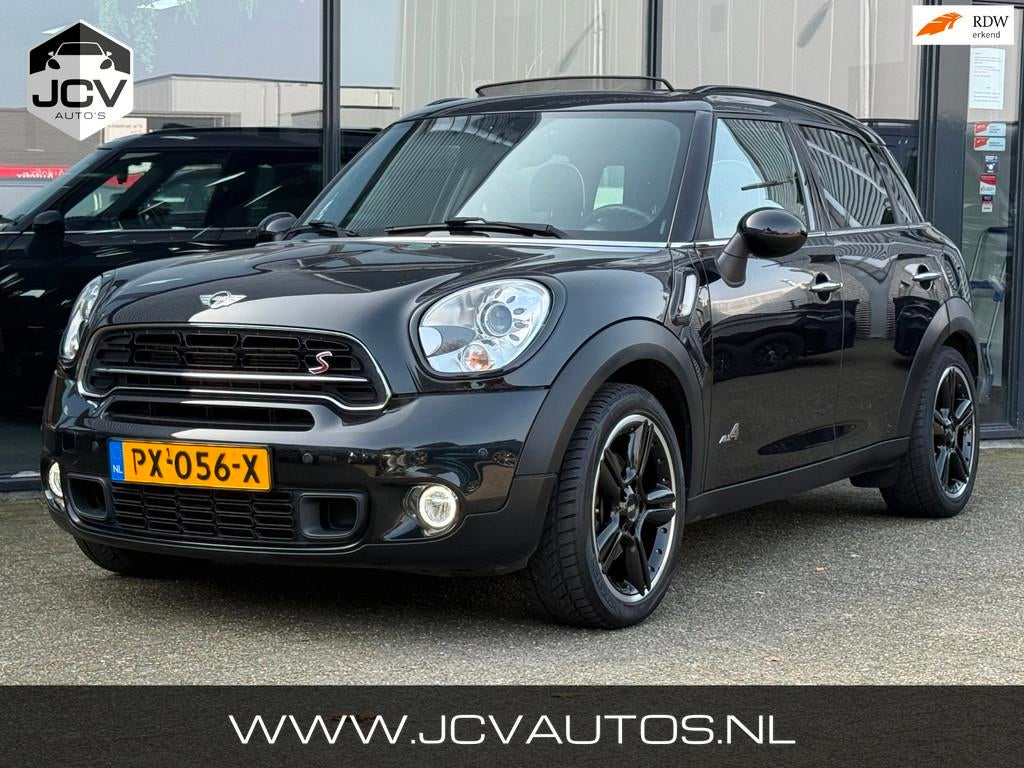 Mini Mini Countryman 2.0 Cooper SD ALL4 Chili PANO/LEER/NAVI, Auto's, Automaat, Euro 6, Zwart, Leder