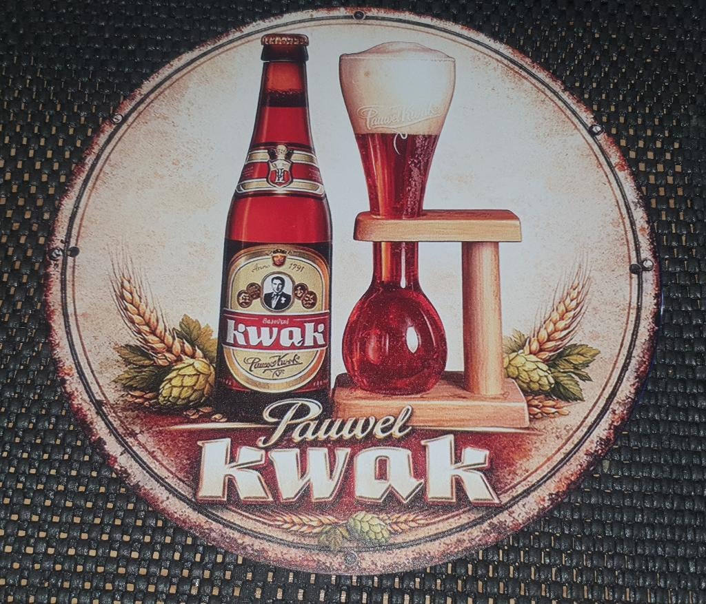 Wandbord kwak bier, Verzamelen, Ophalen of Verzenden, Nieuw, Reclamebord, Plaat of Schild, Overige merken