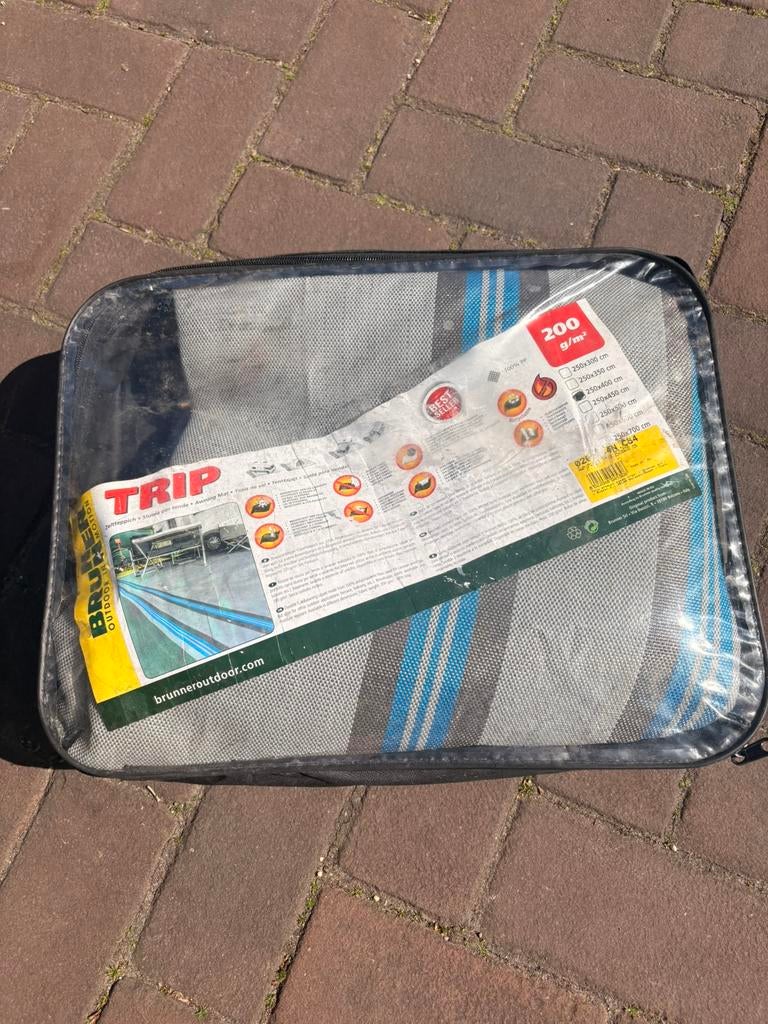 Brunner tenttapijt 250x400, Caravans en Kamperen, Ophalen of Verzenden, Gebruikt