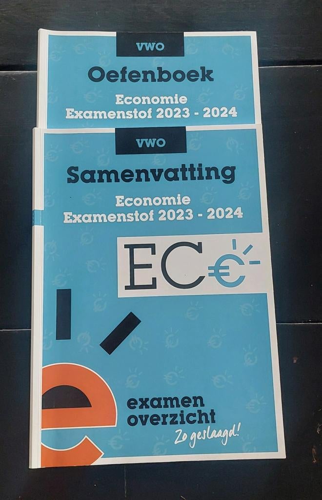 Examenoverzicht Economie VWO Samenvatting & Oefenboek, Examenoverzicht, Ophalen of Verzenden, Zo goed als nieuw, Gamma