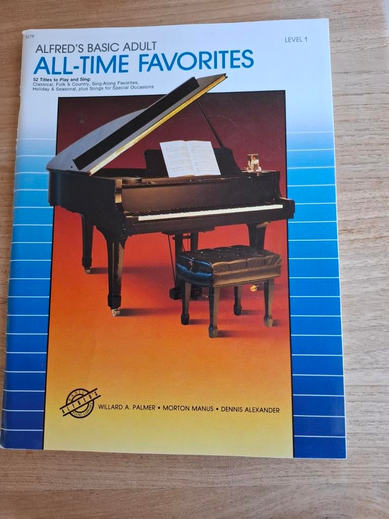 Alfred's Basic Adult All-Time Favorites - Piano Boek, Ophalen of Verzenden