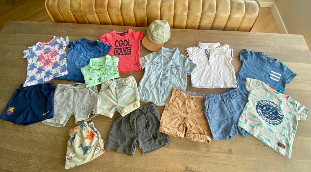 Leuk pakketje zomerkleding, jongen, maat 80-86, zgan!, Ophalen of Verzenden, Zo goed als nieuw