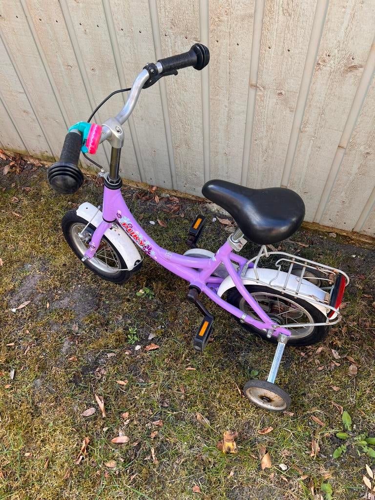 Puky fietsje met zijwieltjes, 12 inch, Fietsen en Brommers, Fietsen | Kinderfietsjes, Ophalen, Gebruikt, Minder dan 16 inch, Zijwieltjes