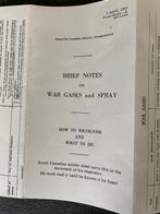 Handleiding brits/canadees gasmasker wo2 ww2, Verzamelen, Militaria | Tweede Wereldoorlog, Ophalen, Landmacht, Engeland, Overige typen