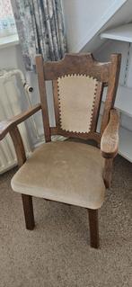 Eiken stoelen, Huis en Inrichting, Stoelen, Ophalen, Gebruikt, Bruin, Vijf, Zes of meer stoelen