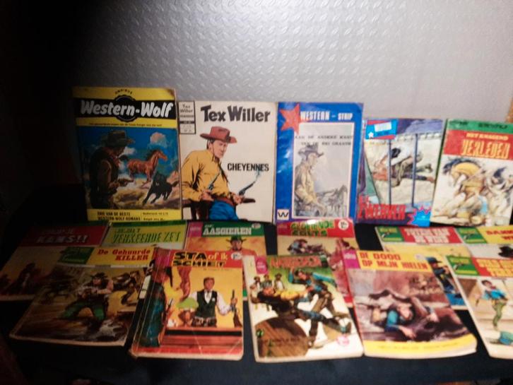 Collectie Western Stripboeken, Boeken, Stripboeken, Gelezen, Meerdere stripboeken, Ophalen of Verzenden