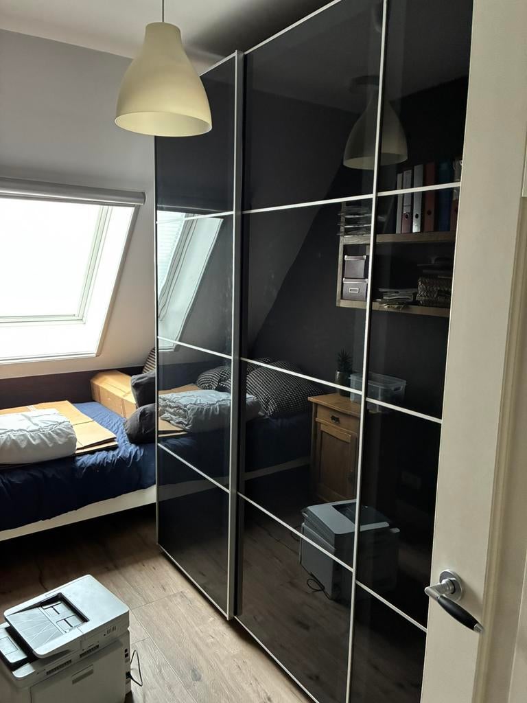 Ikea PAX kast bxhxd 150x 236x 60cm zwart, Ophalen, Zo goed als nieuw