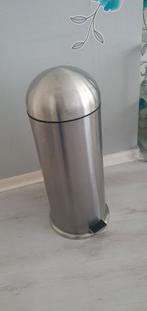 Rvs pedaalemmer  80cm hoog, 40 liter of meer, Ophalen of Verzenden, Zo goed als nieuw, Rvs