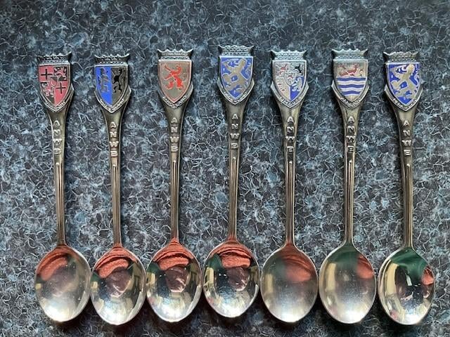 Verzilverde anwb lepeltjes, Ophalen