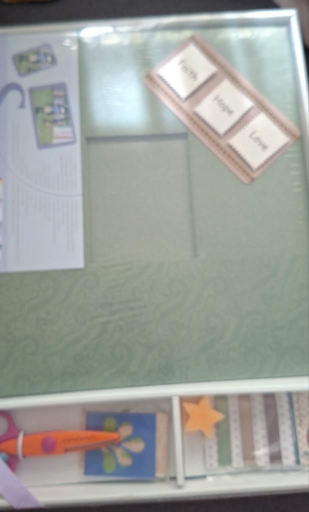Scrapbook kit met veel spulletjes, Hobby en Vrije tijd, Scrapbooking, Ophalen of Verzenden, Zo goed als nieuw, Album of Boek