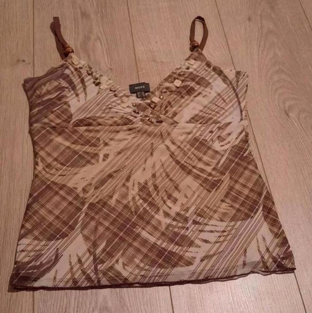 Mexx topje er staat maat XL, maar eerder een L (of M), Ophalen of Verzenden, Nieuw, Zwart, Zonder mouw