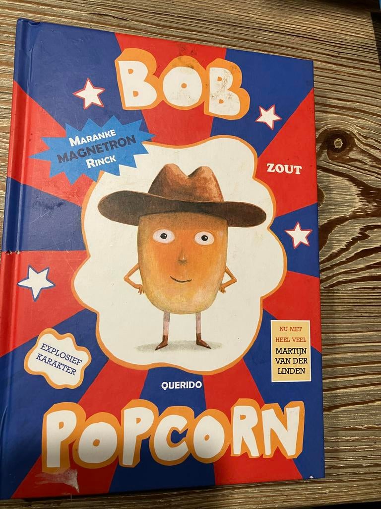 Bob Popcorn - Maranke Rinck & Martijn van der Linden, Boeken, Kinderboeken | Jeugd | onder 10 jaar, Ophalen of Verzenden, Zo goed als nieuw