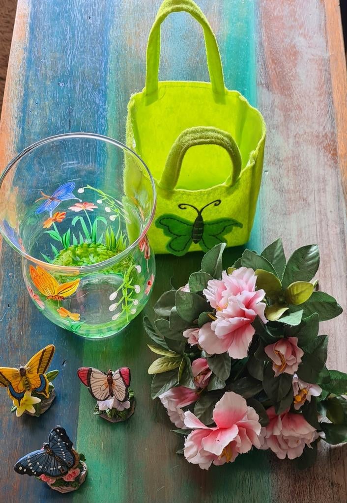 Vlinder spulletjes, Ophalen