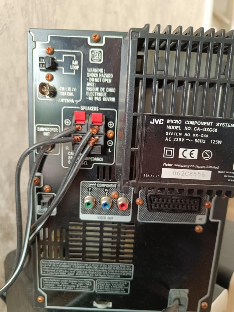JVC CA-UXG68 Micro Component System met DVD en USB, Ophalen of Verzenden