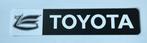 TOYOTA retro  kentekenplaat - reclamebord 52x11 kunststof, Ophalen of Verzenden, Zo goed als nieuw, Auto's