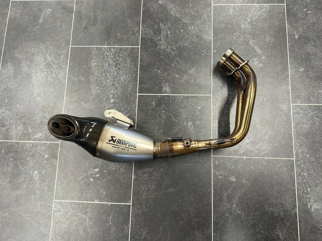 Akrapovic Yamaha MT07 (t/m 2020), Ophalen, Gebruikt