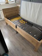 Senioren bed met Auping spiraal elektrisch, Ophalen, 90 cm, Eenpersoons, Zo goed als nieuw